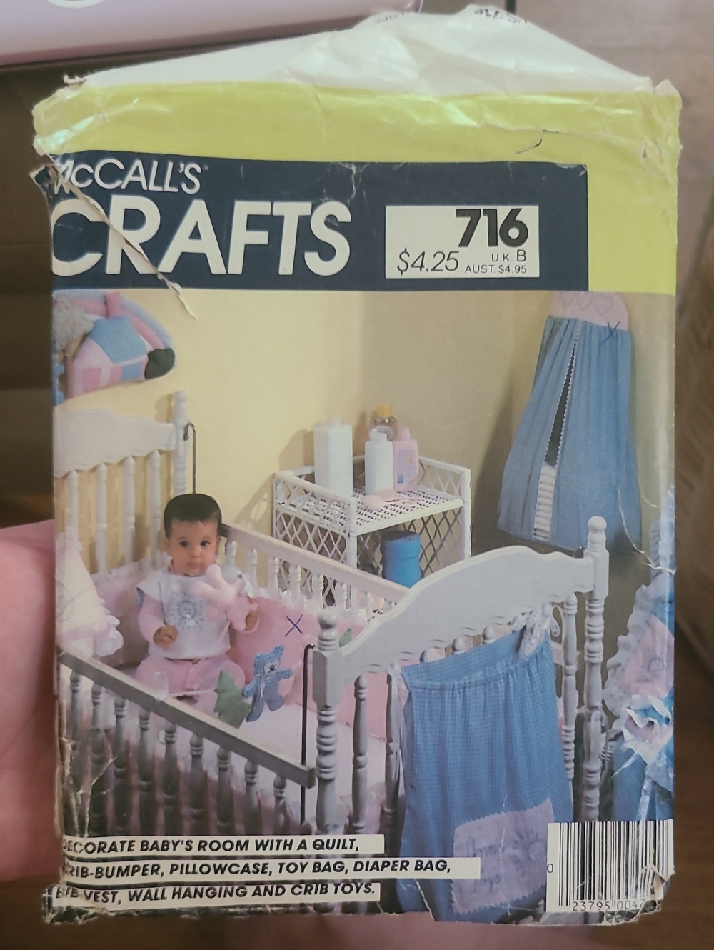 vintage McCall's Crafts 716 / 8871 sewing pattern